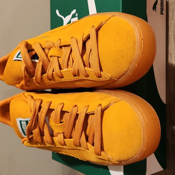 Pumas 7M Orange suede - Picture 3 of 3